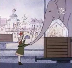 Слон и девочка картинки